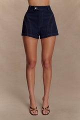Meadow Denim Shorts - Indigo Blue
