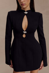 Michelle Cut Out Mini Dress - Black