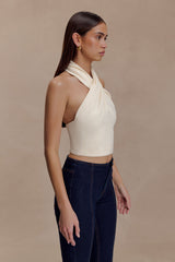 Marion Cross Over Top - Buttercream