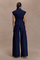 Beatrix High Rise Denim Jeans - Indigo Blue