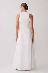 Sienna Button Down Maxi Dress - White