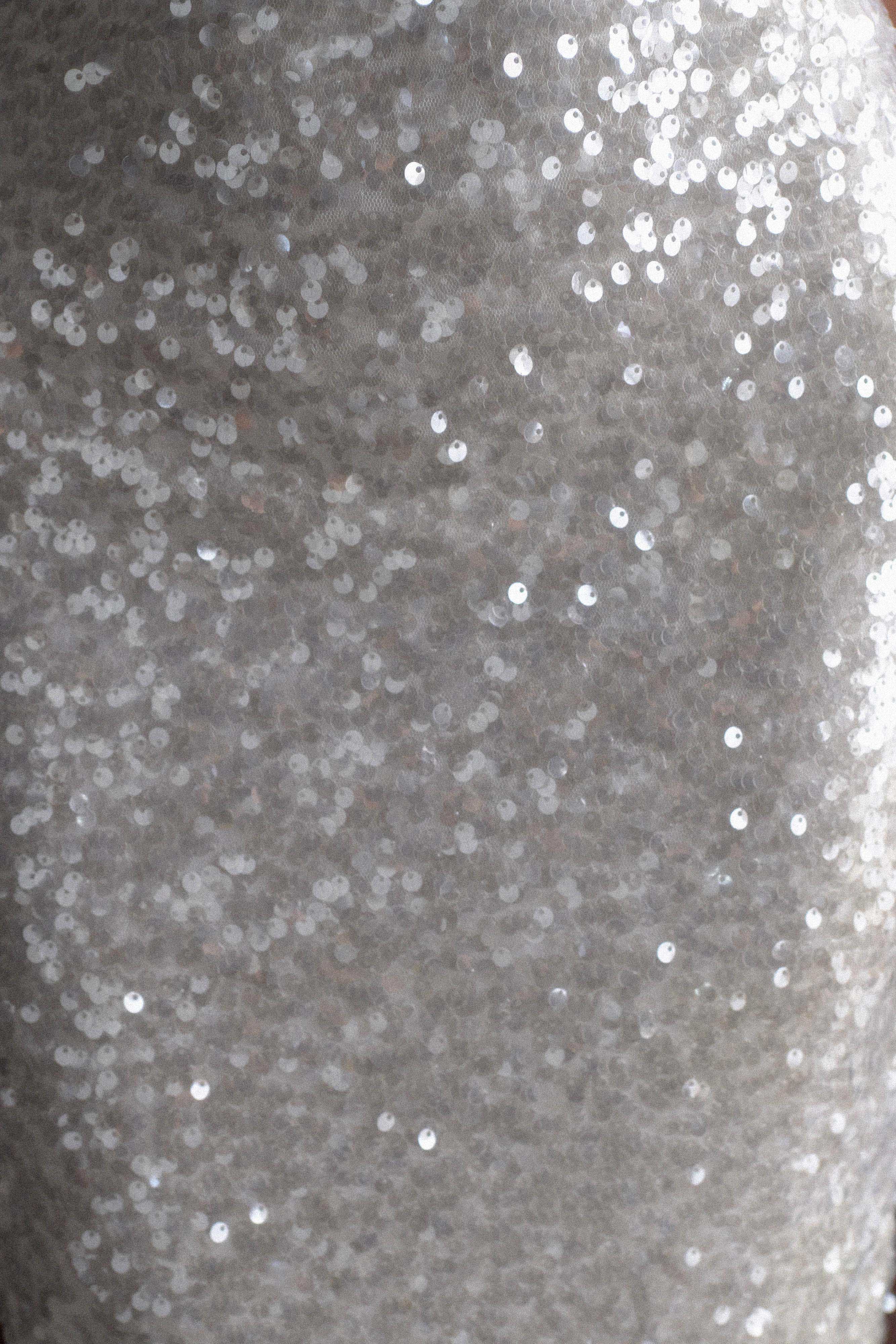 Makari Sequin Maxi Dress - White